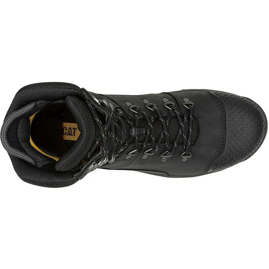Cat Men's Accomplice X 8" Steel Toe WP Work Boot - Black - P91641