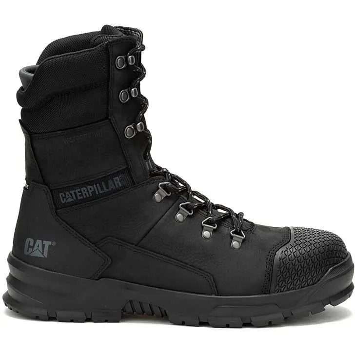 Cat Men's Accomplice X 8" Steel Toe WP Work Boot - Black - P91641