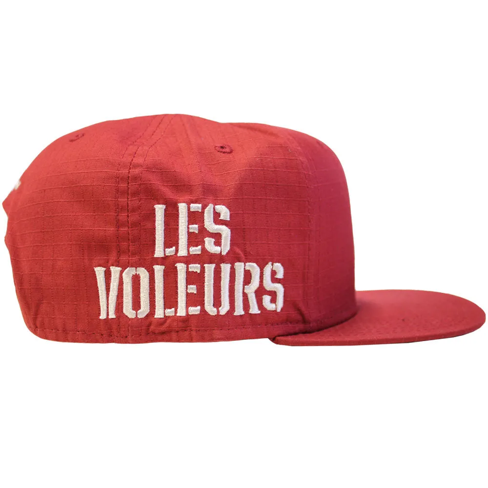Crooks & Castles Les Voleurs Snapback Cap Burgundy
