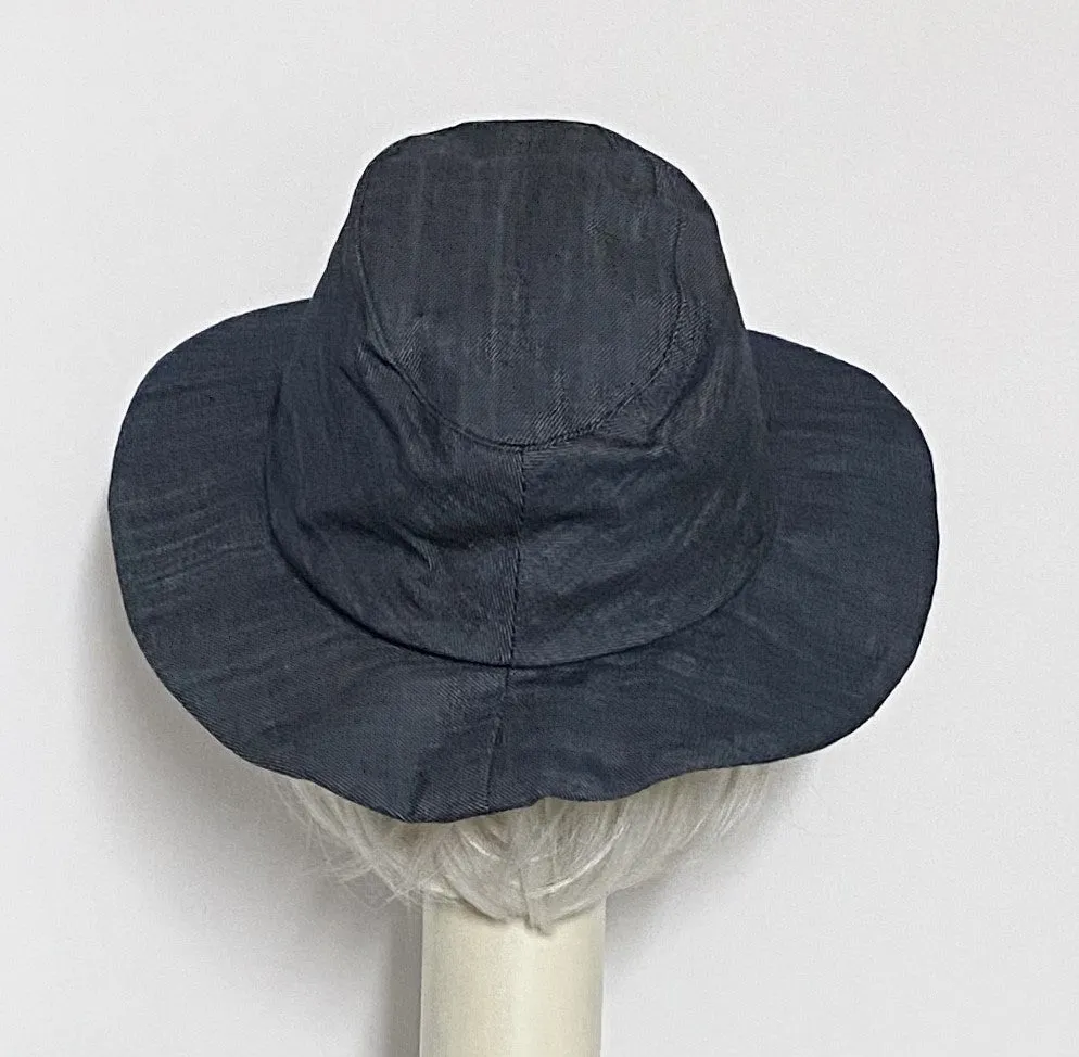 Denim Fedora Hat