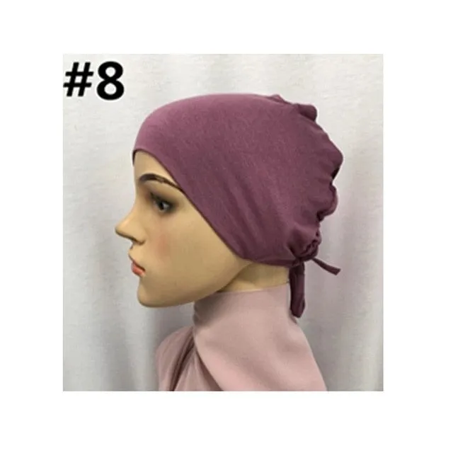 Elastic Jersey Hijab Underscarf Cap