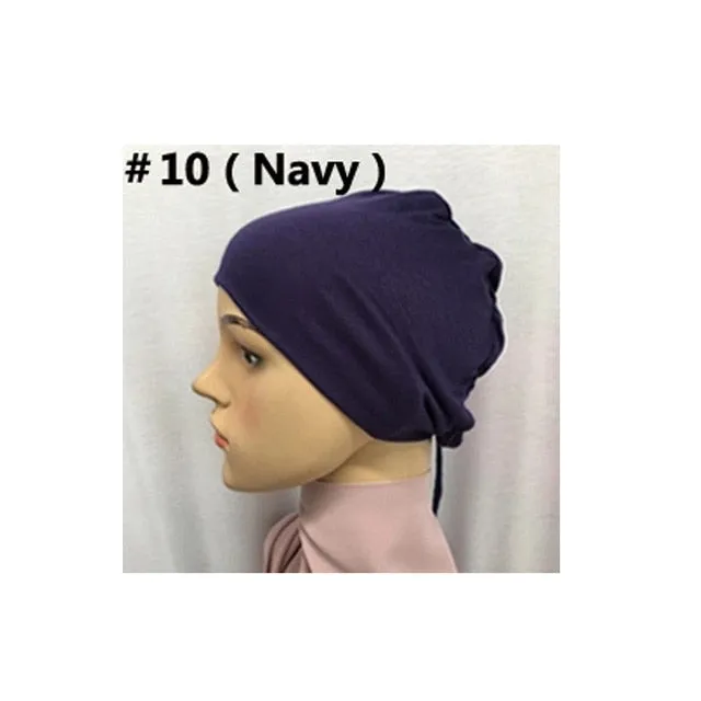 Elastic Jersey Hijab Underscarf Cap