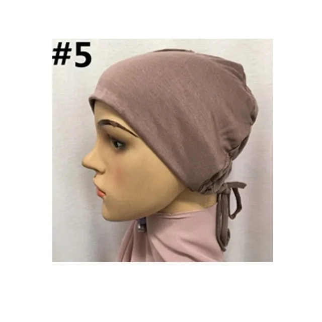 Elastic Jersey Hijab Underscarf Cap