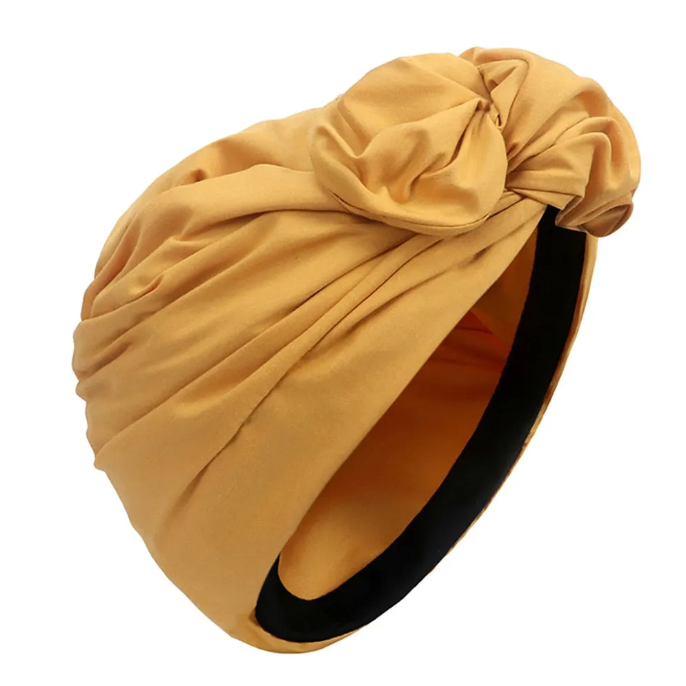 Elegant Cotton Headband Headscarf Cap