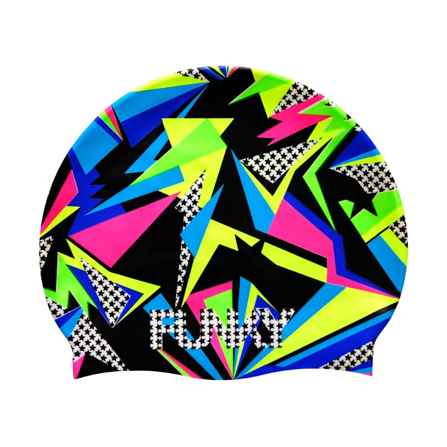 Funky Silicone Swimming Cap FYG017N - Beat It