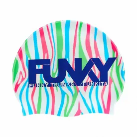 Funky Silicone Swimming Cap FYG017N - Raw Hide