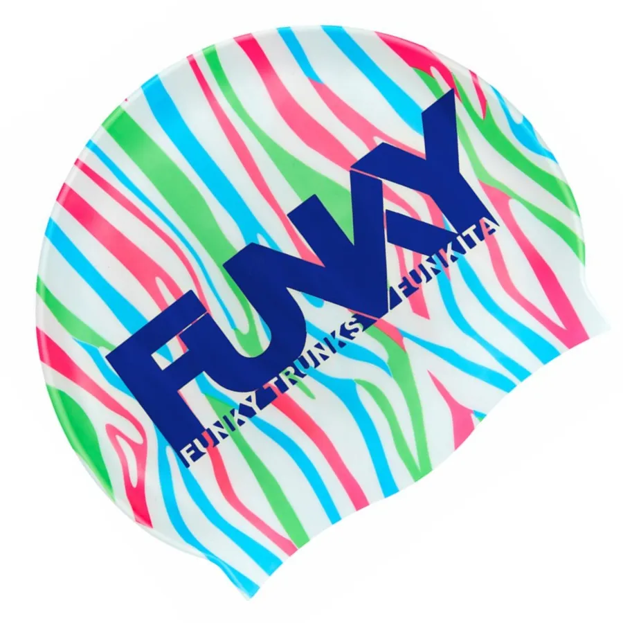 Funky Silicone Swimming Cap FYG017N - Raw Hide