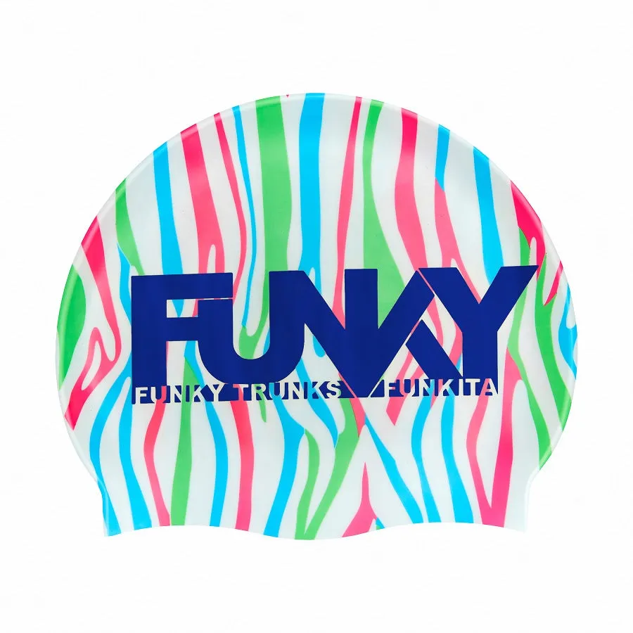 Funky Silicone Swimming Cap FYG017N - Raw Hide
