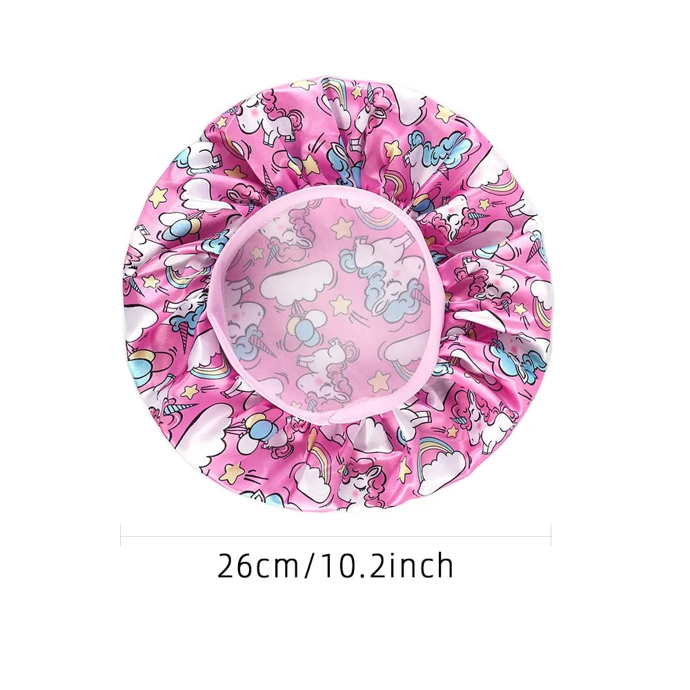 Kids Satin Bonnet Sleeping Cap