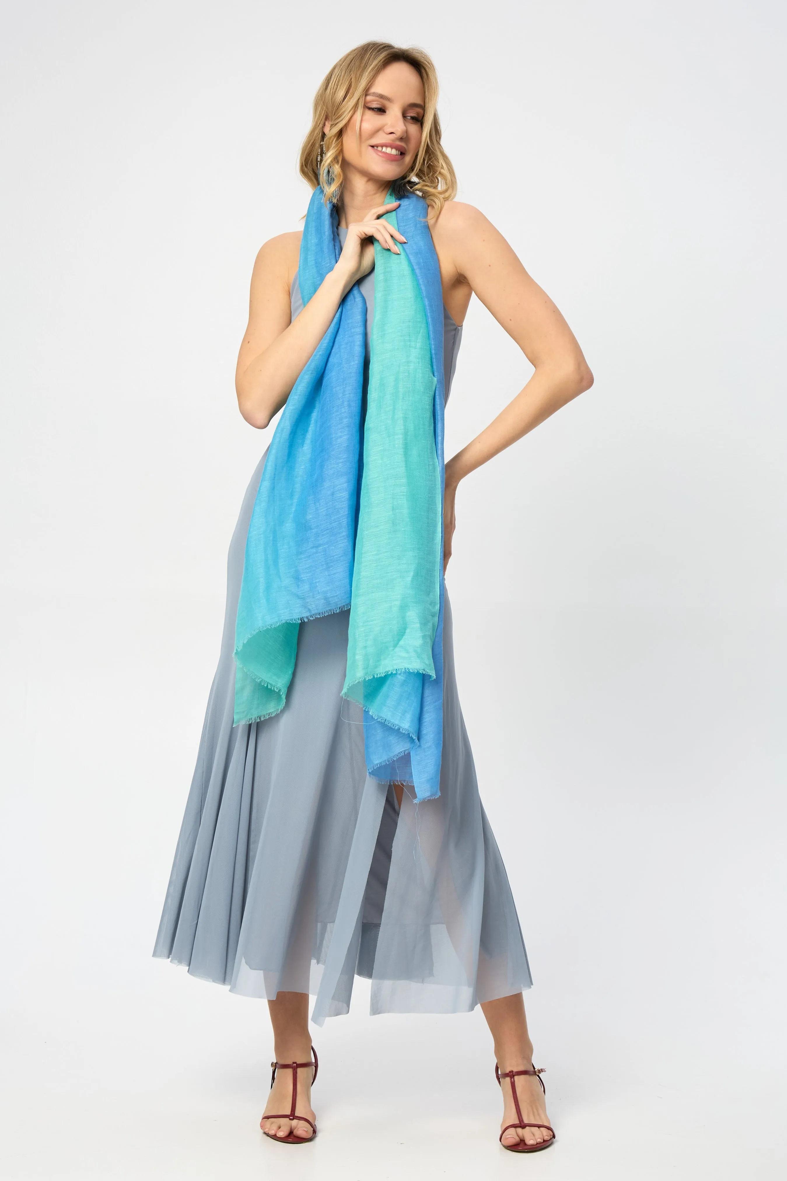 Linen Ombré Scarf