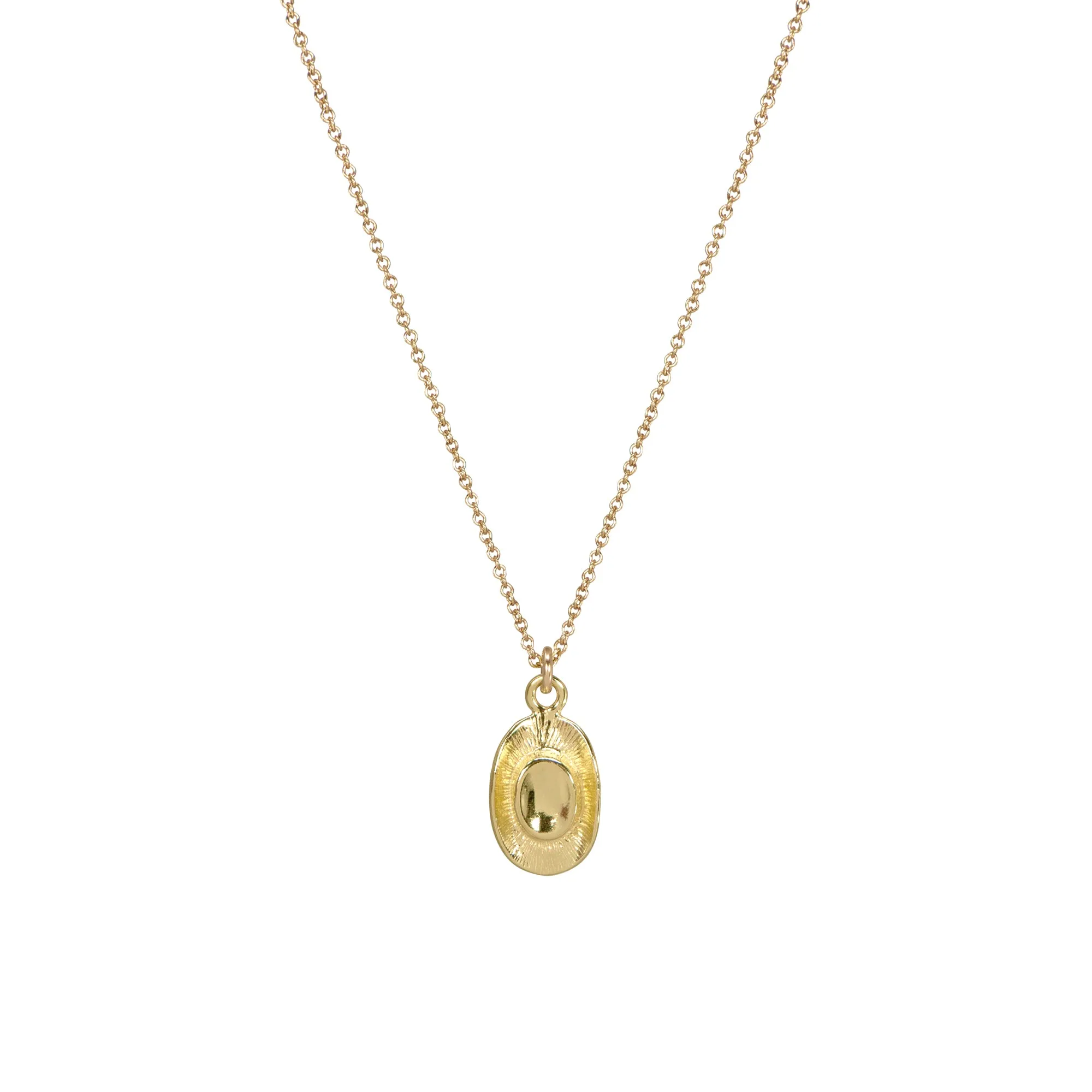Modern Kick Ass Necklace with Cowboy Hat