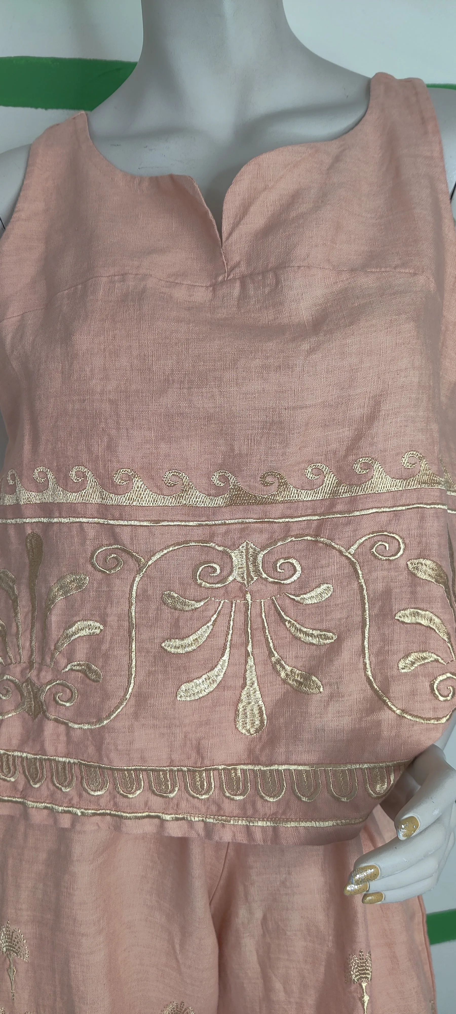 Peach Blouse Greek