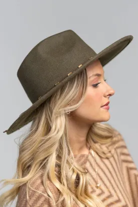 The Britt Panama Hat (Olive)