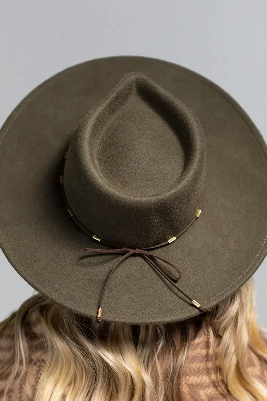 The Britt Panama Hat (Olive)