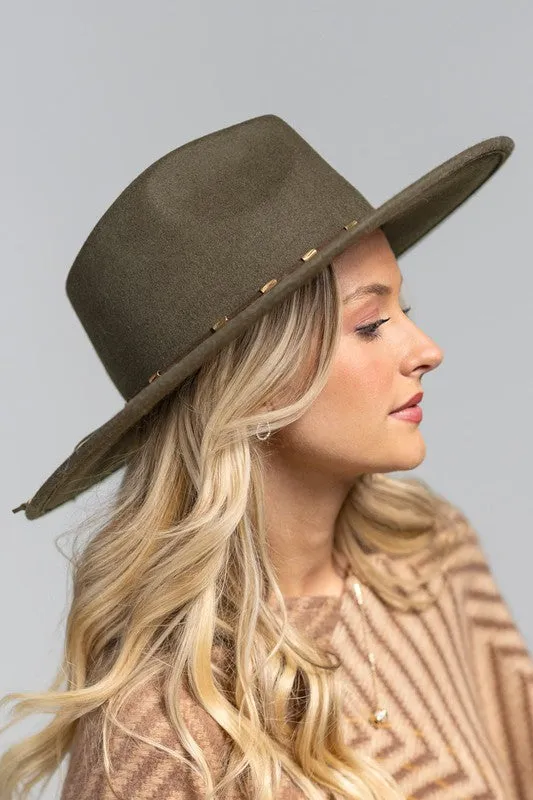 The Britt Panama Hat (Olive)