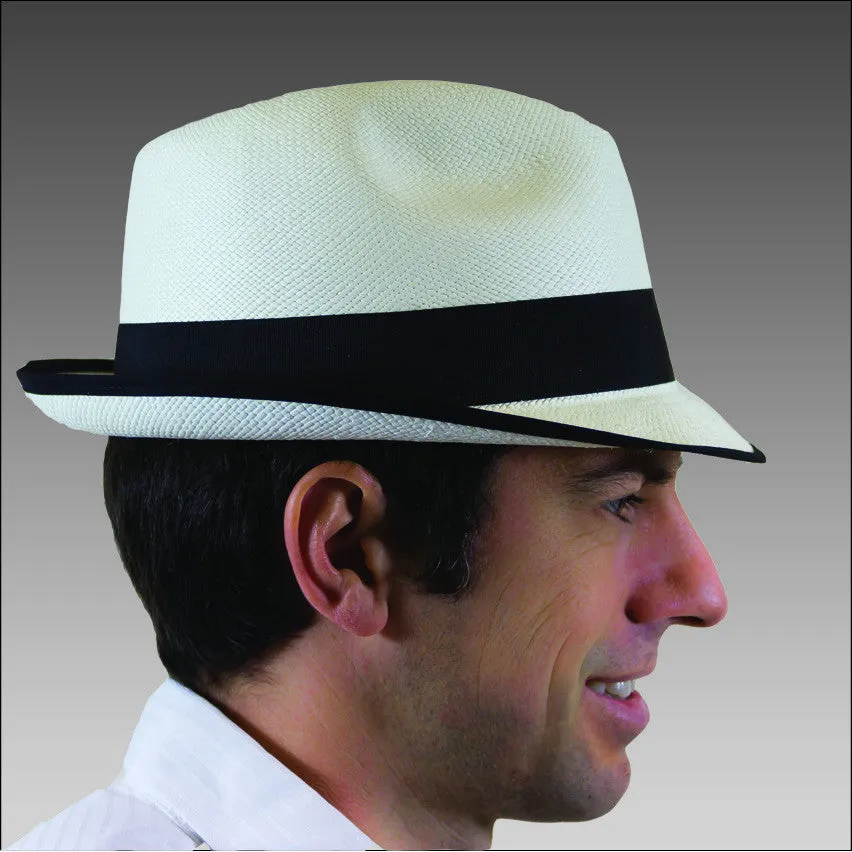 Tumia Trilby Panama Hat - White