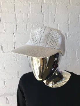 Womens Cap • Crotchet Truckers Cap • Cream