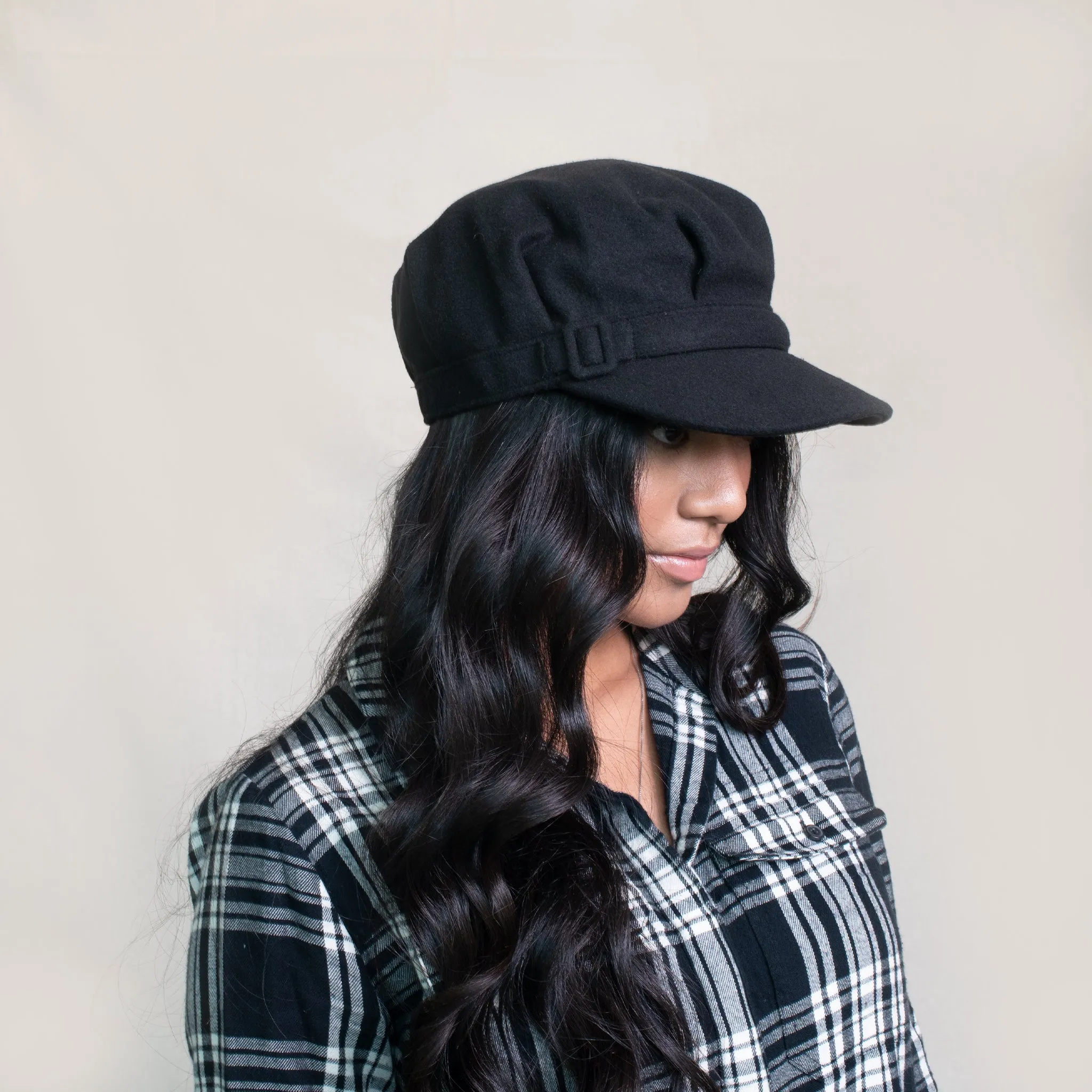Women's Cap With Buckle