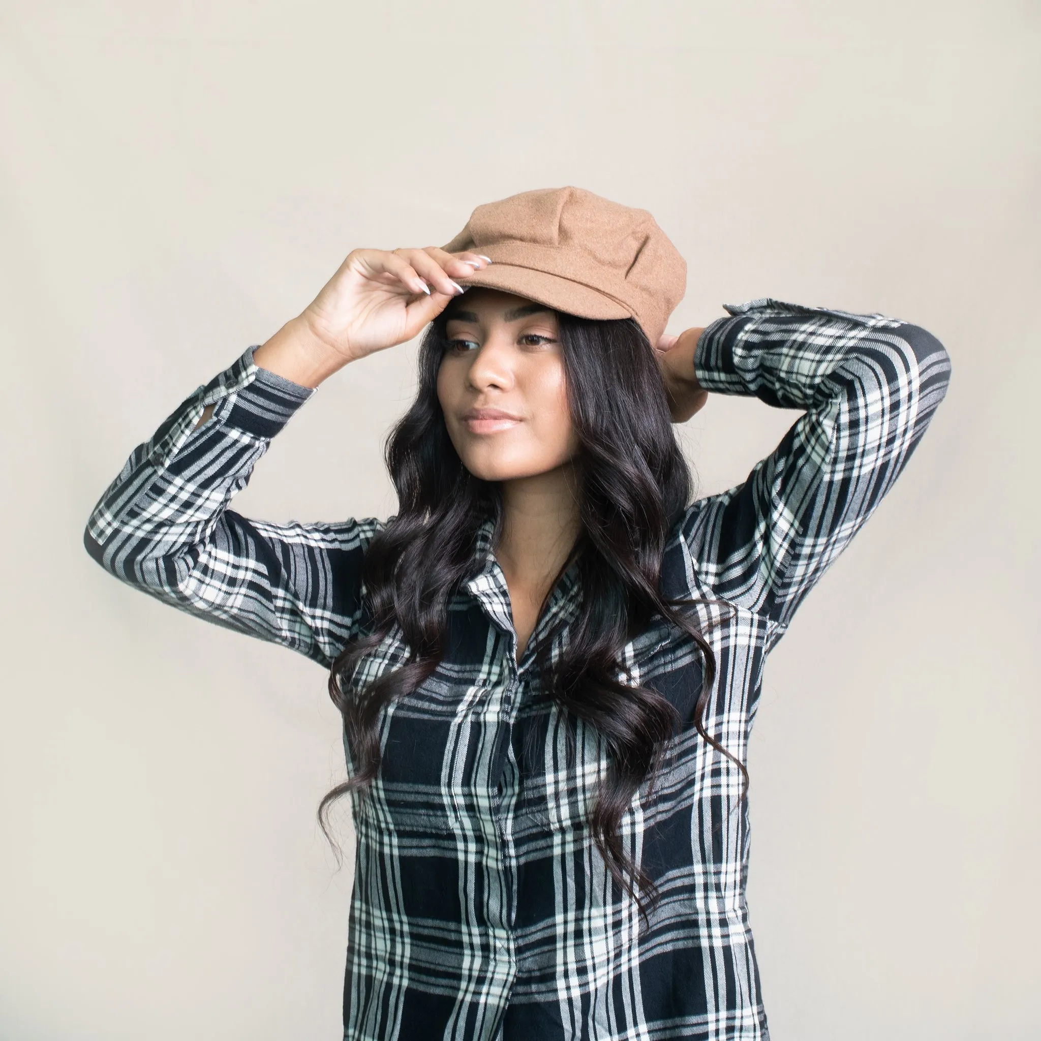 Women's Cap With Buckle